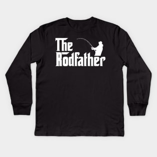 The Rodfather Fishing Kids Long Sleeve T-Shirt